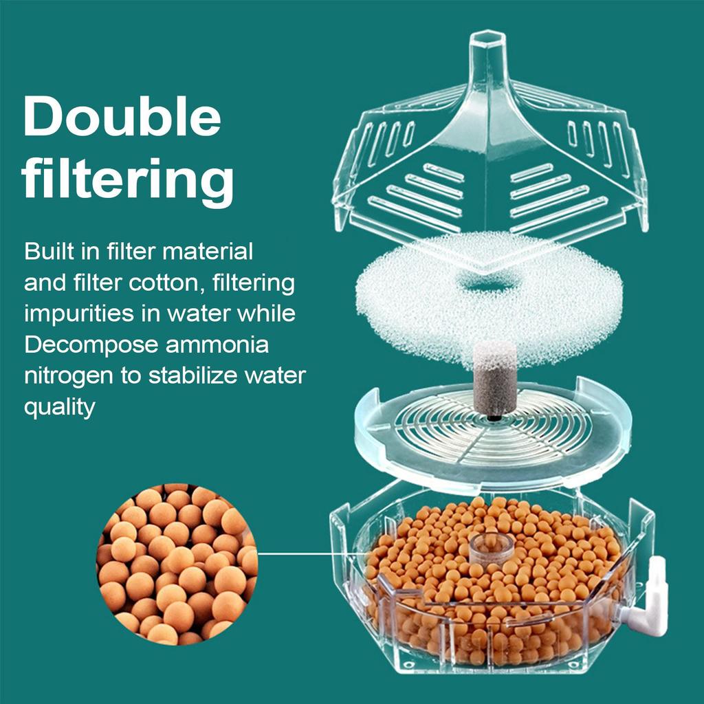 Fish Tank Filters Filtration System for Aquarium Small Purification Equipment for Fish Tank Maintenance Professionals Aquatic