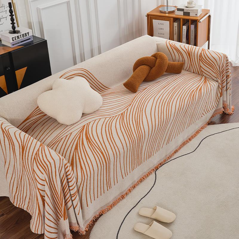 Чехол на диван, тканевый чехол для дивана, подушка для дивана, полотенце, простое современное полностью покрытое одеяло, не царапающий чехол для дивана, универсальный универсальный чехол на четыре сезона