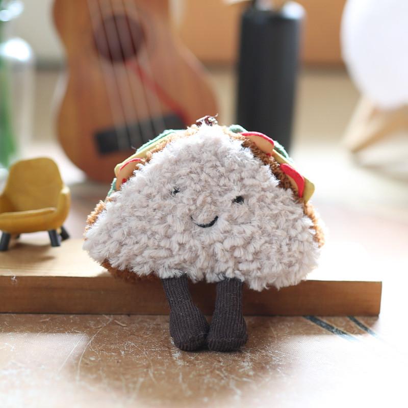 Супер Мягкий Плюшевый Брелок Мягкая Игрушка Шарм для Сумки Подарок для Детей Подростков Декор для Рюкзака 15см