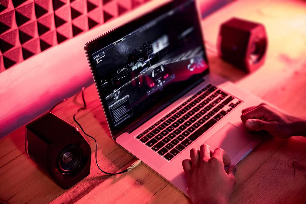 Игровая колонка EDIFIER Hecate G2000 16 Вт выход Bluetooth Полнодиапазонная колонка с RGB-подсветкой Черная Японский дистрибьютор 4.2 USB/3.5 мм [Авторизованный]