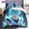 Постельное белье с рисунком Сон Гоку из Dragon Ball, Домашний декор, Подарок на день рождения (1 пододеяльник + 2 наволочки, без наполнителя)