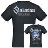 Горячая хлопковая футболка с графикой Sabaton, унисекс, летняя, с коротким рукавом, модный бренд, футболка, роскошная, повседневная, винтажная