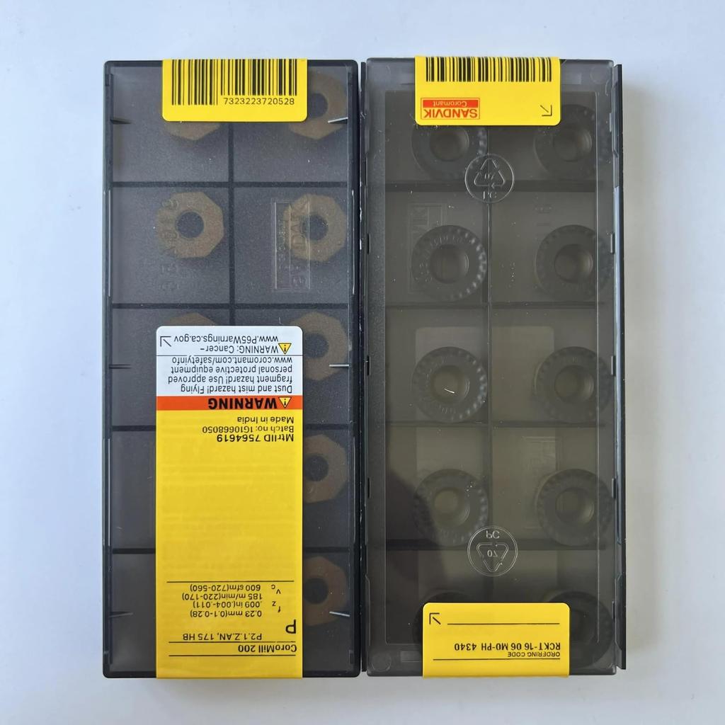 Оригинальная твердосплавная пластина Sandvik / RCKT1606M0-PH 4340 для токарного станка с ЧПУ, 10 шт.