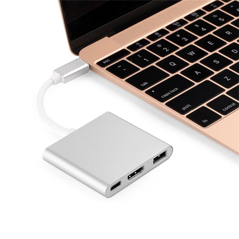Адаптер для зарядки USB 3.0, совместимый с Type-c на HDMI, концентратор USB 3.1, совместимый с Mac Air Pro