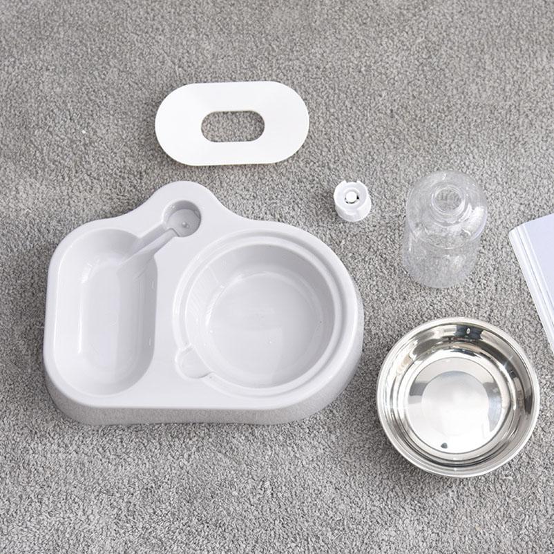 Миска для домашних животных, автоматическая поилка для питьевой воды, анти-наконечник, миска для собаки из нержавеющей стали, миска для корма для кошек и собак, принадлежности для домашних животных