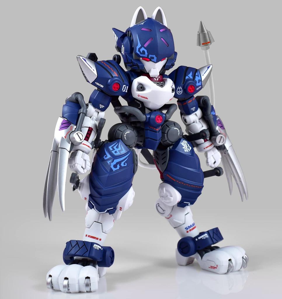PLATZ XIAOT Ultra High Mobility Armor Cat Ninja C.A.T-01 Shadow 1/60 Scale Pre-Colored Plastic Model Kit XIA1