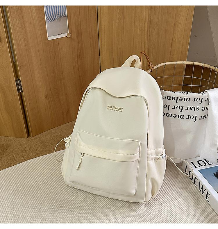 School Bag Niche Design Backpack Girls High Value Light Color School Bag Elementary School Students Versatile Large Capacity Backpack