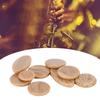 9Pcs Saxophone Keys Button Inlay Plastic Decoration Musical Instrument AccessoriesKhaki M02109
