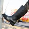 Модные резиновые сапоги для мужчин, водонепроницаемые, устойчивые, фермерские, мужские, высокие, длинные, грязевые, городские, резиновые, оригинальные, износостойкие, новые