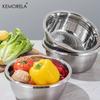 2/3 шт. Миска из нержавеющей стали Многофункциональная кухонная раковина для мытья фруктов и овощей, смешивания, слива, измельчения