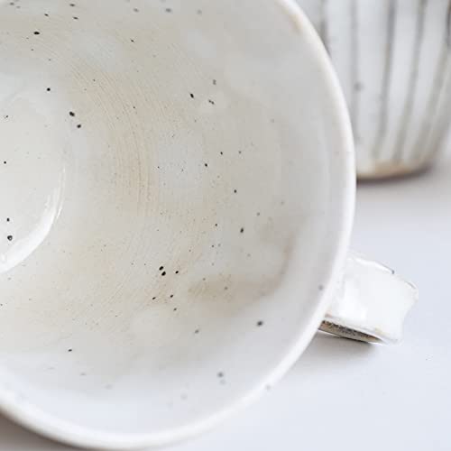 Кружка Татара Кружка для бритья Белая керамика Mino Ware 250 мл 755-09-244