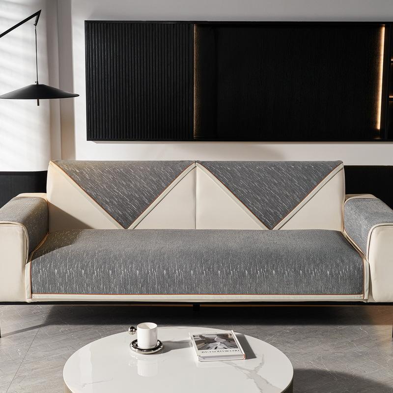 Chenier Sofa Cushion Is Universal In All Seasons, Simple And Modern New Seat Cushion Non-Slip Seat Cushion Cover Cloth Towel