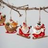 Christmas Resin Pendant Christmas Tree Decoration Pendant Santa Claus Photo Creative Pendant