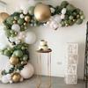 Green Sliver Balloon Garland Arch Chain Wedding Birthday Balloons Decoration Birthday Party Balloons For Kids Baby Shower Decor