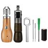Leather Sewing Kit DIY Leather Sewing Awl Needle with Copper Handle Set Leather Canvas Tent Shoes Repairing Tool Nylon Thread