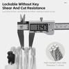 WEST BIKING Portable Bicycle Cable Lock With 2 Keys Waterproof Dustproof Steel Wire Lock MTB Road Bike Scooter Anti-theft Lock