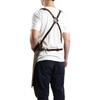 Unisex Working Apron Waxed Canvas Heavy Duty Waterproof Vintage Style Kitchen Workshop