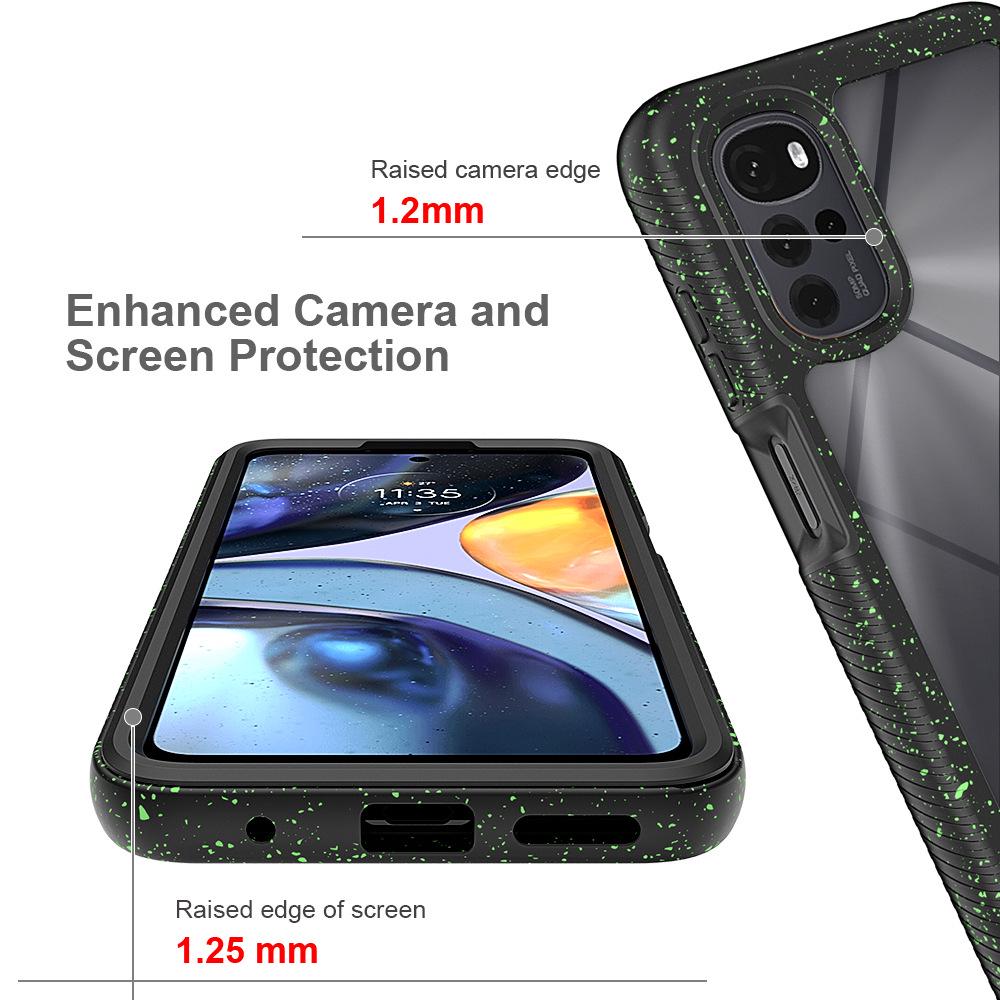 Чехол для телефона Motorola G22/Moto E32 из ПЭТ-пленки со защитным стеклом «Звездное небо»
