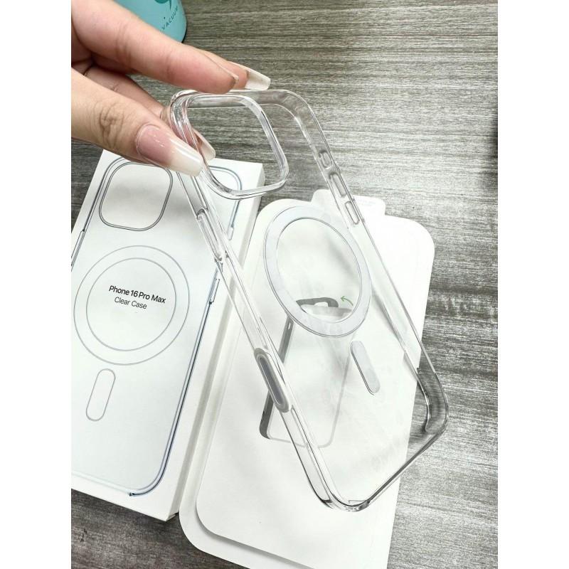 Clear Phone Case IPhone 18 Pro Max 17 16 15 Magnetic With Camera Button Shockproof