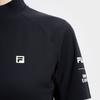 Fila X BBC EARTH Легкая дышащая футболка с коротким рукавом для женщин, глубокий черный цвет A11W437103FBK