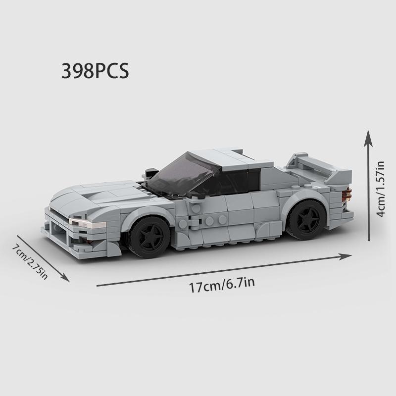 MOC Скоростной Спортивный F1 Городской Гоночный Автомобиль AE86 Строительные Блоки Кирпичное Транспортное Средство Суперкар Форсаж1 MK4 Supra Детские Игрушки Мальчик