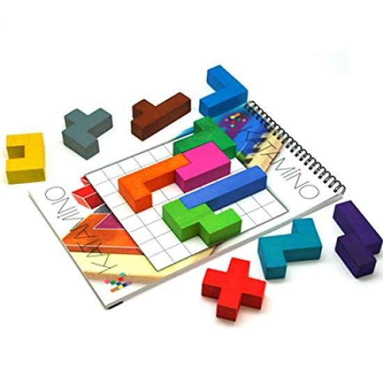 KATAMINO Gigamic Wooden Puzzle Bonus Distributor In [Christmas Included] [Exclusive Japan]