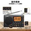 YOREK High Sensitivity Receiving Portable Battery Wide FM Compatible Small Radio with Sleep Stereo Earphones Included Instruction Manual AM/FM/SW