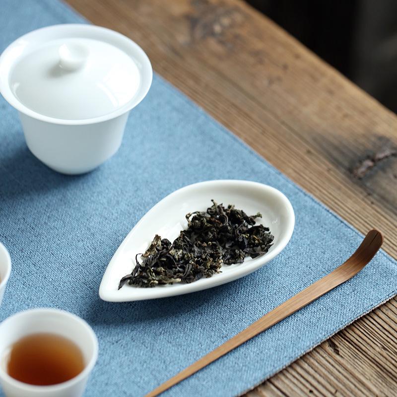 Белый нефритовый фарфор чайная керамика чайный лотос белый набор для чая кунг-фу аксессуары для чайной церемонии чайная ложка чайный сервиз