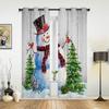 Рождественские оконные шторы, декор для дома, спальни, кухни, гостиной, рождественские украшения, рождественские подарки, Navidad Natal, Новый год 2023