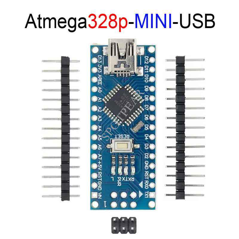 Плата разработки ATMEGA328P Nano с Type-C/Micro USB для Arduino