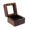 Wooden Ring Gift Box Portable Wedding Engagement Proposal Ring Storage Case Multifunction Bracelet Necklace Stud Earring Jewelry Display Holder