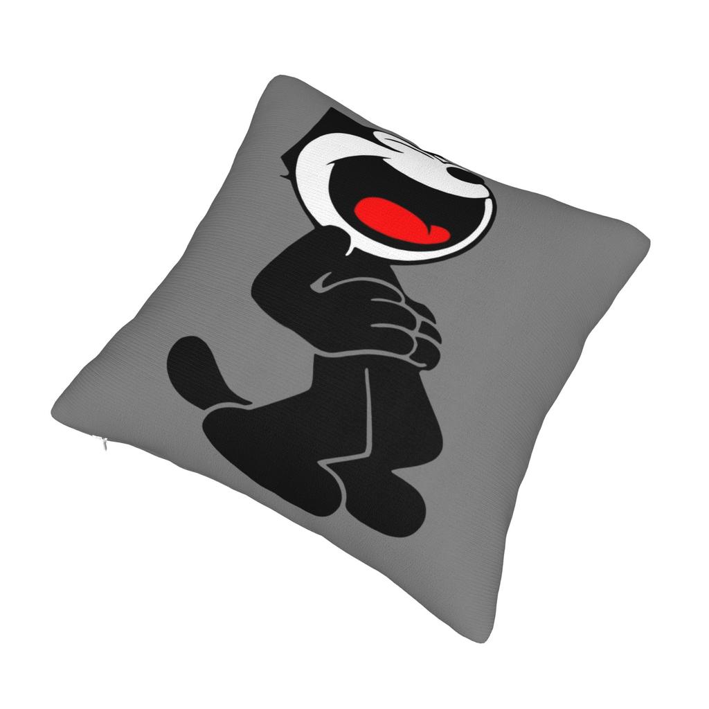 Felix The Cat Laughing Pillowcases Merchandise Soft Cushion Cover Decoration Pillow Case Cover Home Multi Size
