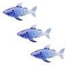 Four Cart Cute Handmade Glass Craft [Whale Shark] X 3-Piece Set