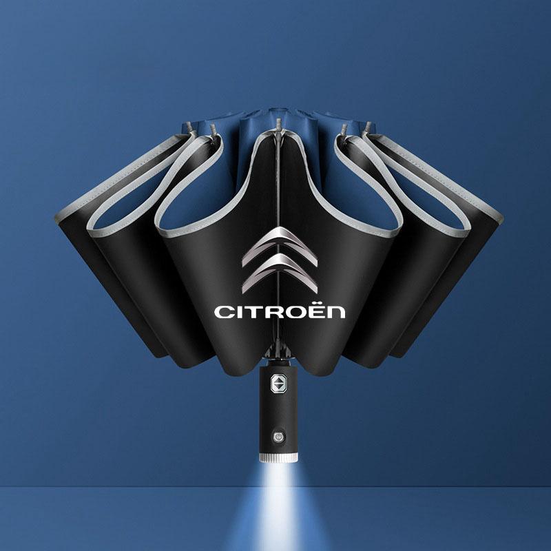 GEFR3 For Citroen 12 Bone Car Automatic Folding Umbrella Sunshade Accessories Grand Berlingo Celysee Xsara C4 Picasso C5 C3 Aircross