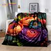 HD Daisy Rose Chrysanthemum Pretty Flower Blanket,Soft Throw Blanket for Home Bedroom Bed Sofa Picnic Travel Cover Blanket Kids