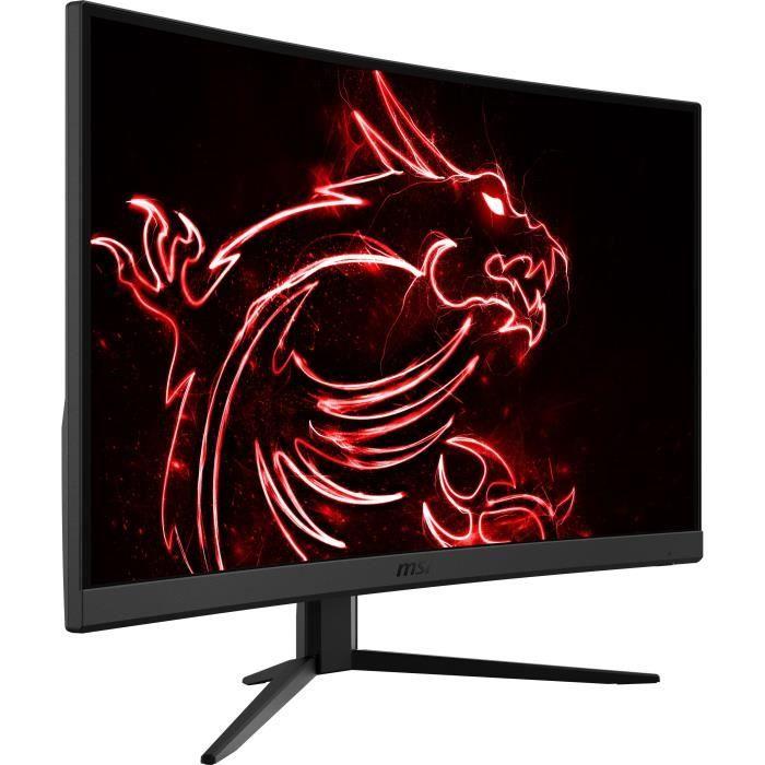 Ecran pc gamer incurvé - msi - optix g32c4 e2 - 32" fhd - dalle va - 170hz - 1ms - freesync premium - 1 hdmi + 2 dp