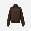Women S Signature Ft Half Zip Up SweatShirt Nbncebw832 22 Dark Brown