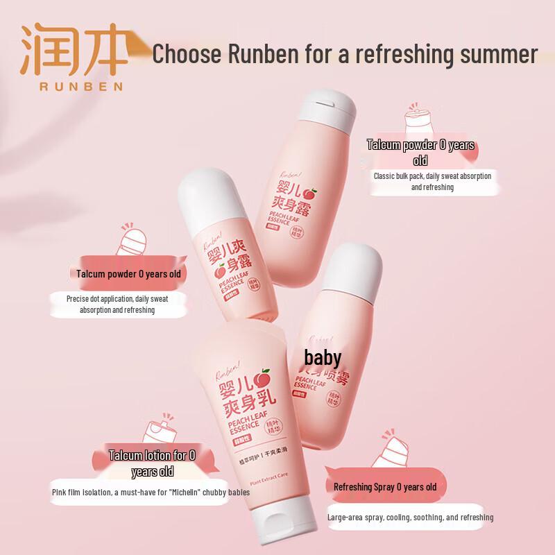 Runben Baby Peach Leaf Refreshing Spray
