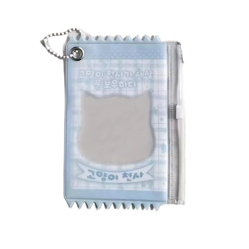 1PC Transparent Candy Bag INS Photocard Holder Idol Photo Card Protective Cover Badge Holder Korean Card Holder Funny