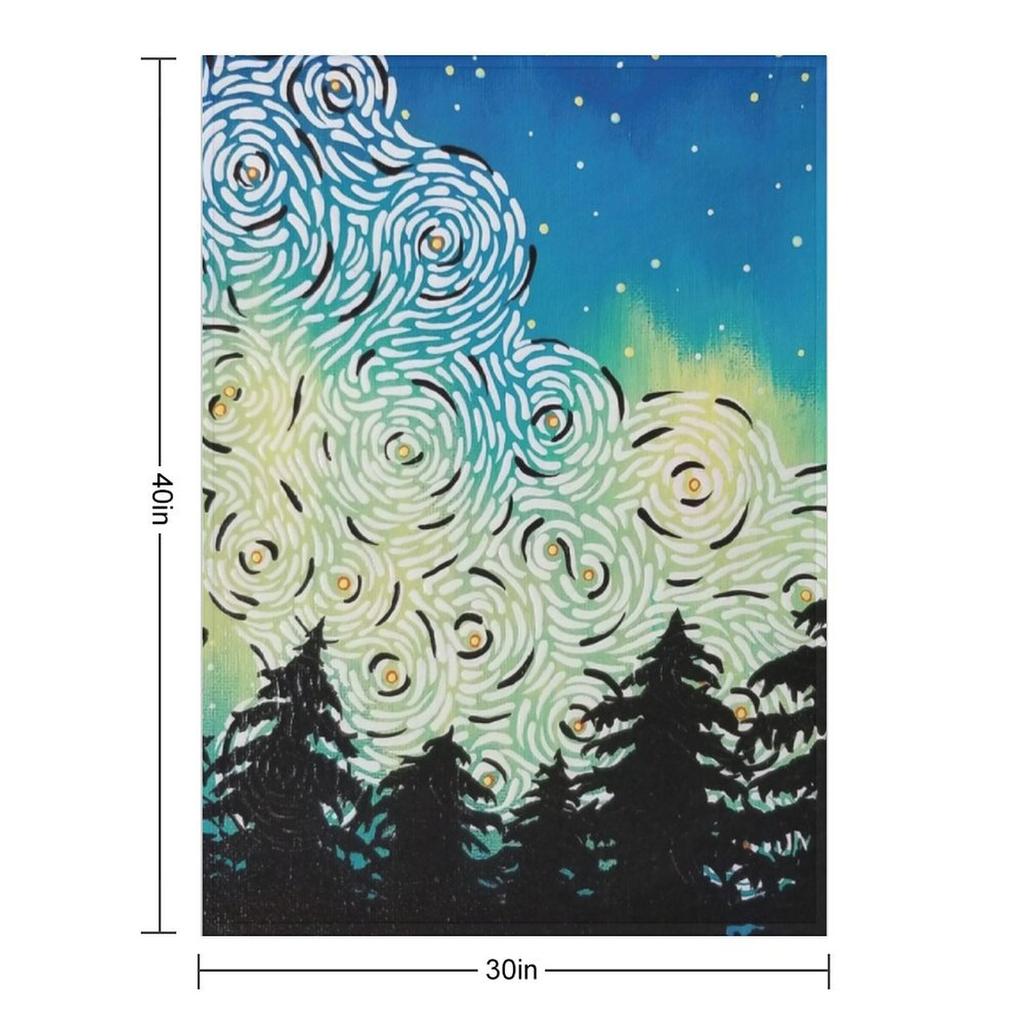 Одеяло Aurora Borealis Пледы для младенцев и Декоративные пледы для сна