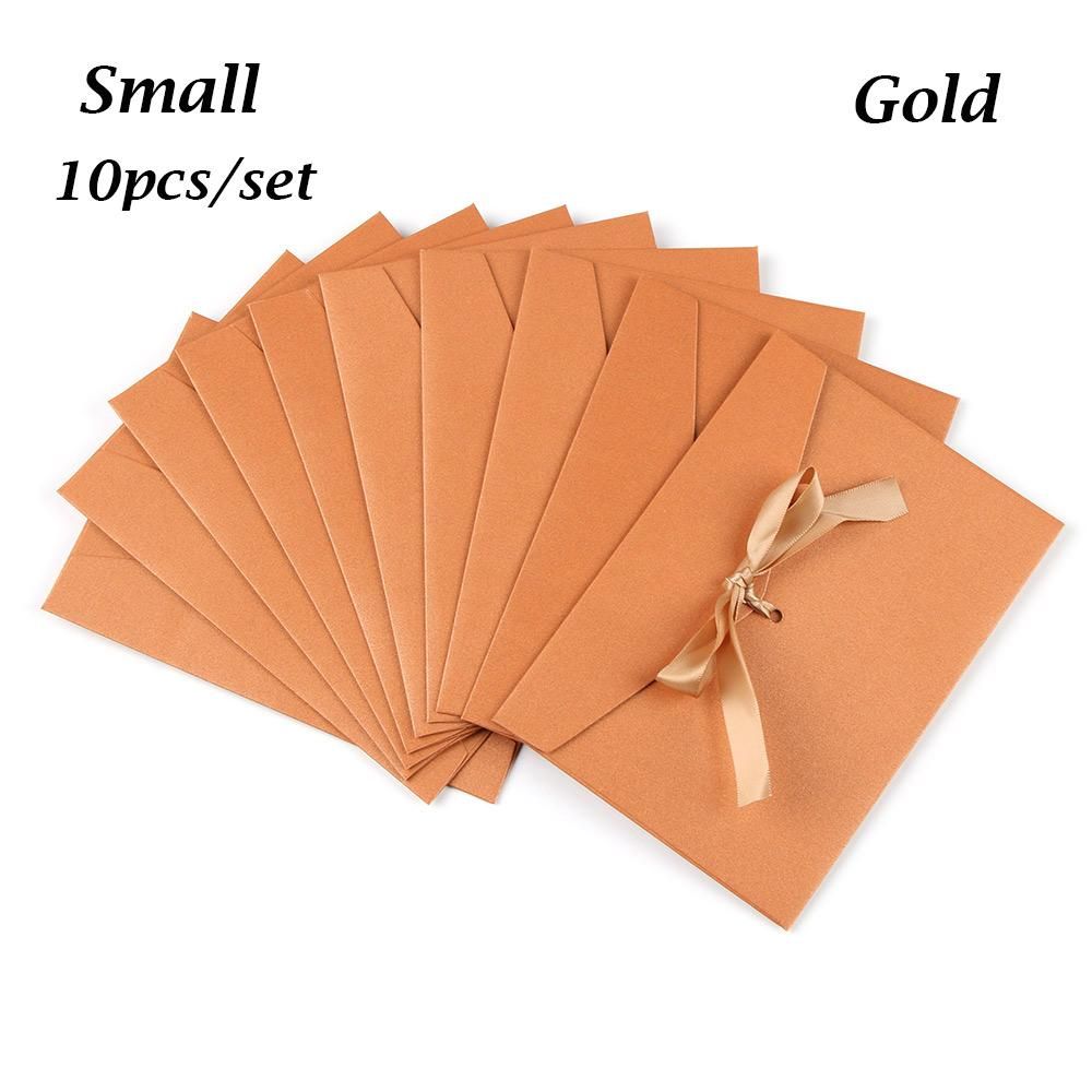 Stationery Bow Creative Retro Envelope Ribbon Mailer Pearlescent Paper Envelop Greeting Card Bags
