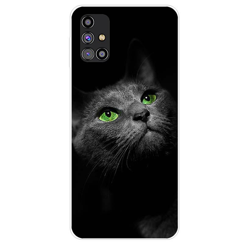 Чехол для телефона Samsung M31s Мягкий силиконовый чехол TPU для Samsung Galaxy M31s Чехол M31 SM 31S GalaxyM31 Бампер Coque