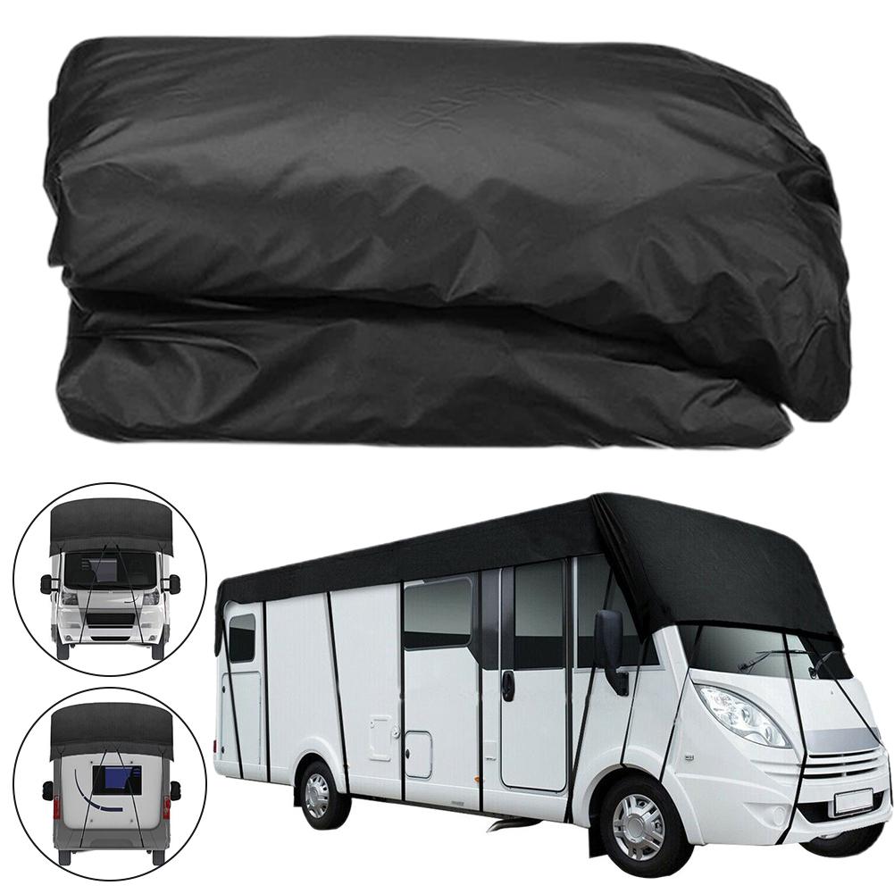 210d Motorhome Top Tarp Cover Rv Roof Cover Waterproof Sunshade Tarpaulin Dust-proof Canopy Anti-uv E6a0