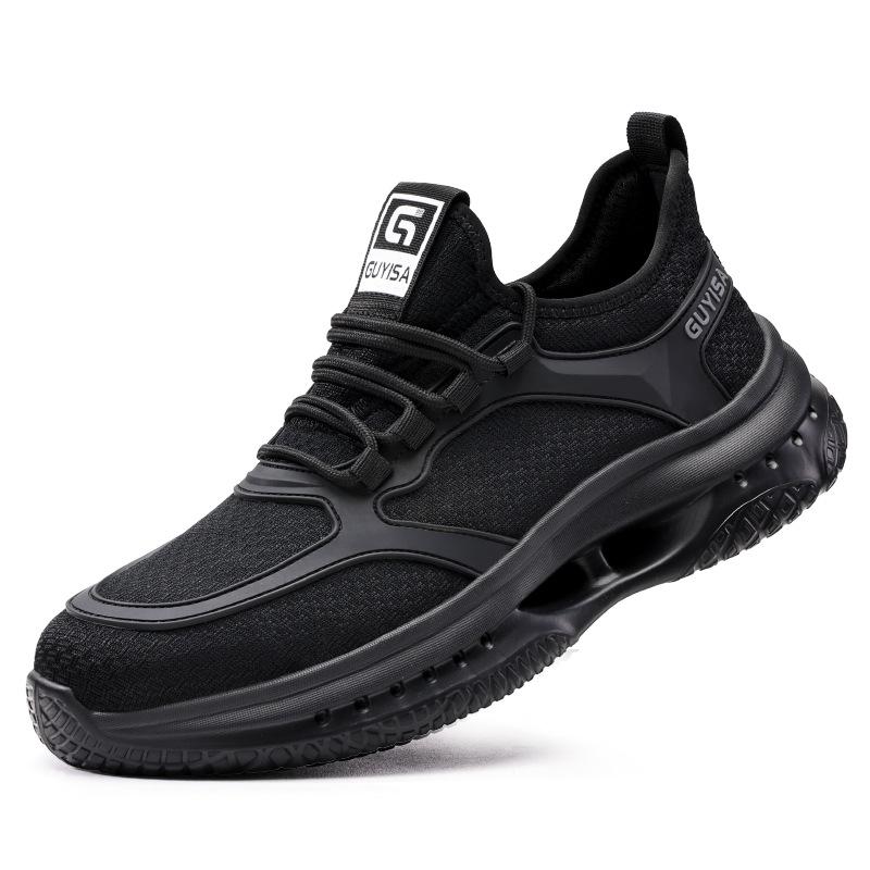 Мужские легкие рабочие ботинки с защитным стальным подноском - Защита от ударов, Защита от проколов, Комфорт в любое время года