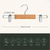 5шт деревянная вешалка для брюк прочная деревянная вешалка для брюк для взрослых зажим для брюк магазин одежды деревянный зажим для брюк вешалка для одежды