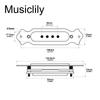 Musiclily 4-string guitar pickup harness set
