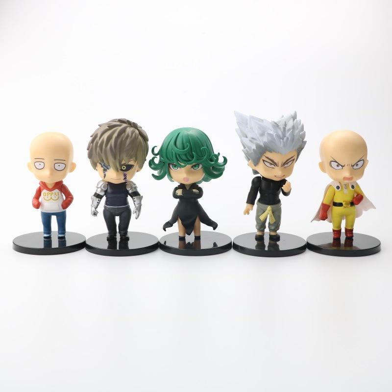 5 шт./комплект Аниме ONE PUNCH MAN ПВХ Фигурка Действия Игрушки 10 см