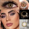 FUNSACHY New Colored Contact Lenses for Eyes 1Pair Brown Natural Eye Lenses Cosmetic Beauty Pupils Yearly Y2K Blue Eye Contacts