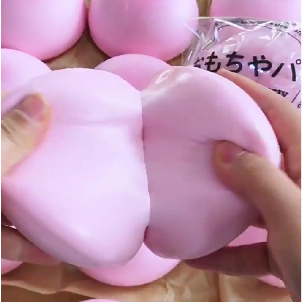 Сквиши имитация розовых булочек, игрушка для сжатия, мягкая, для снятия стресса, медленно поднимающаяся, сенсорная фиджет-игрушка для беспокойства, СДВГ, аутизма, подарки для детей