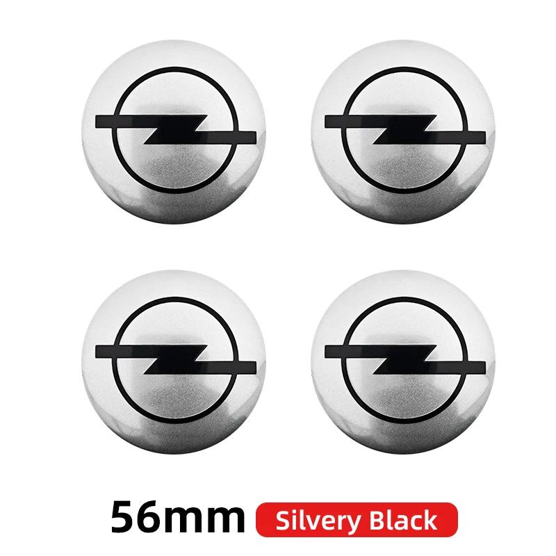 4pcs 3D 56mm 60mm 65mm Car Wheel Hub Centre Cap For Opel Badge Emblem Hub Center Cover Car Logo Sticker Styling Accessories